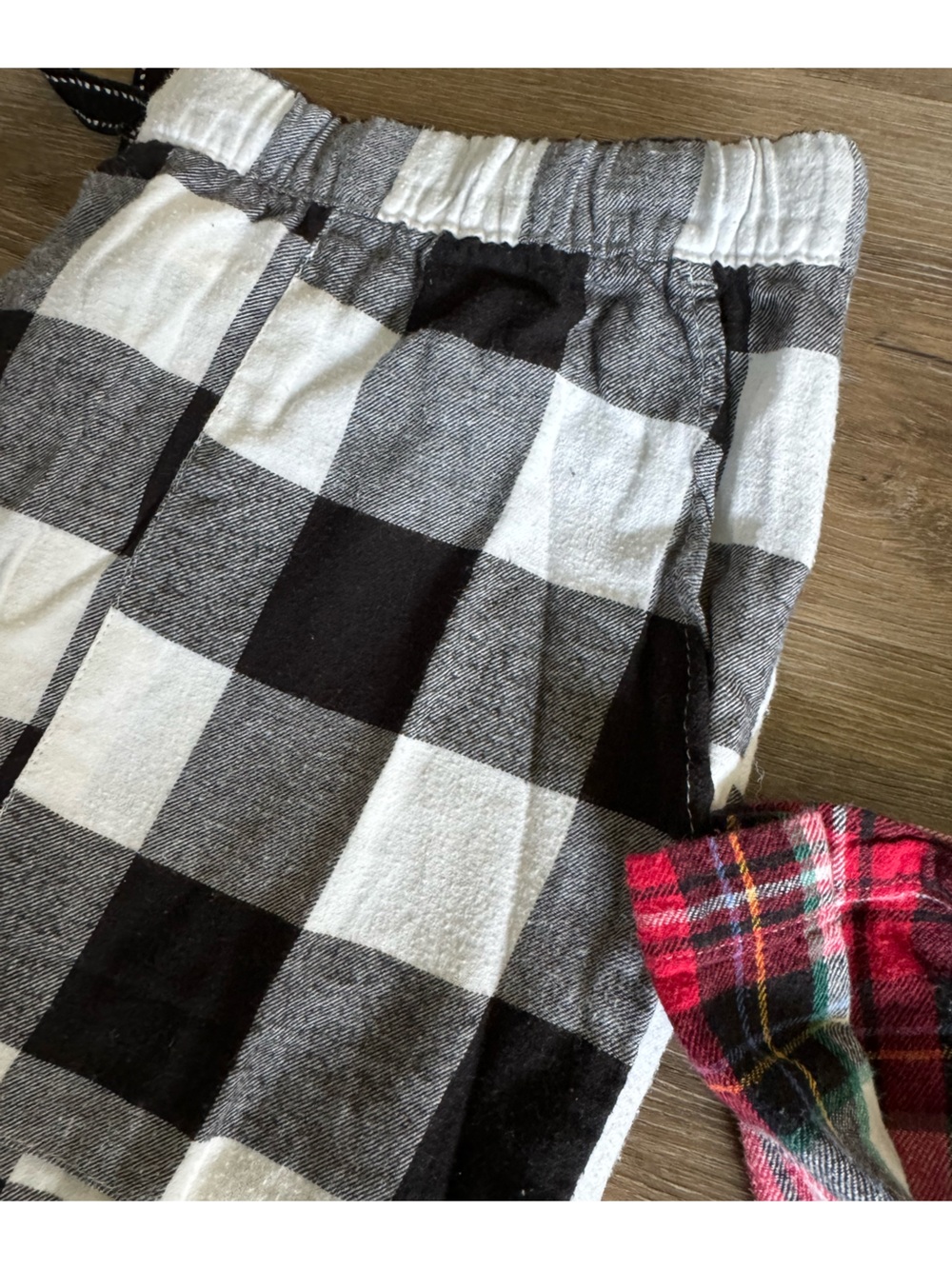 Women’s Black Buffalo Plaid & Red Plaid Flannel Pajama Pants - 2-Pack - Picture 2 of 5